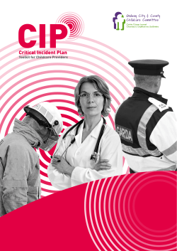 Critical Incident Plan - Early Childhood Ireland