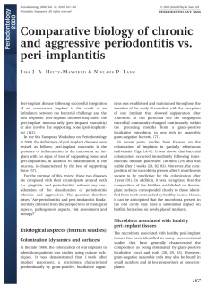 Comparative biology of chronic and aggressive