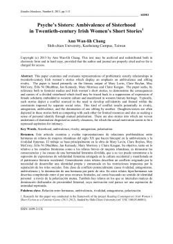 Psyche`s Sisters - Estudios Irlandeses