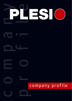 Company Profile Plesio 2008.indd