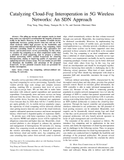 Catalyzing Cloud-Fog Interoperation in 5G Wireless Networks: An