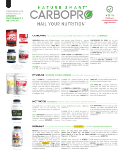 PERFORMANCE PROTOCOL for ENERGY