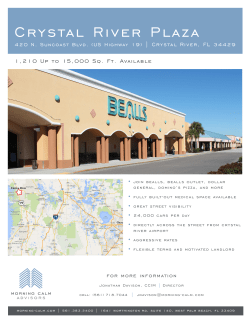 Crystal River Plaza - Morning Calm Management