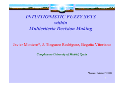 An alternative view to Atanassov`s IFS