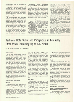 Technical Note: Sulfur and Phosphorus in Low