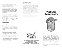 Pickles - City Market