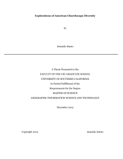 Thesis - USC Spatial Sciences Institute