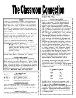 classroom wish list - Marr/Cook Elementary