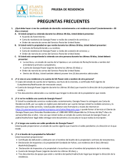 prueba de residencia preguntas frecuentes