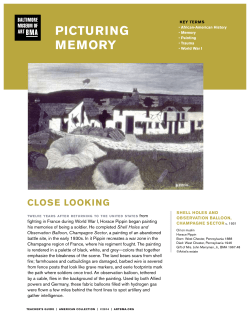 picturing memory - Baltimore Museum of Art