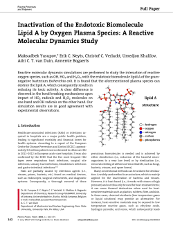 Inactivation of the Endotoxic Biomolecule Lipid A by Oxygen Plasma