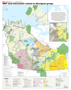 NWT land information related to Aboriginal groups