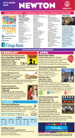Spring Events in Newton - Newton Community Pride