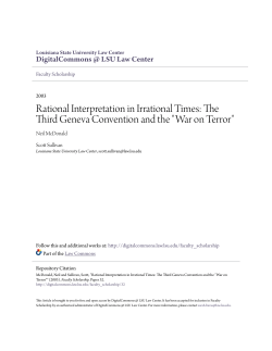 Rational Interpretation in Irrational Times: The Third Geneva