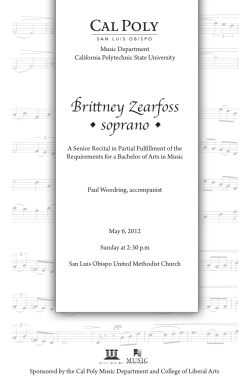 Brittney Zearfoss Soprano