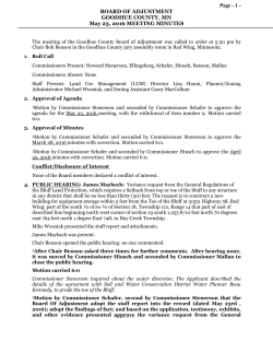 Minutes - Goodhue County