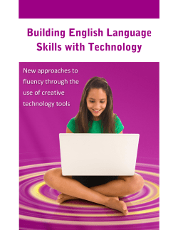 New approaches to fluency through the use of creative