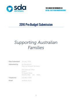 Supporting Australian Families