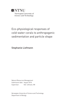 Eco-physiological responses of cold