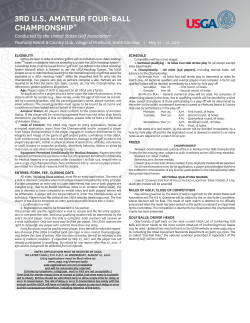 3rd u.s. amateur four-ball championship