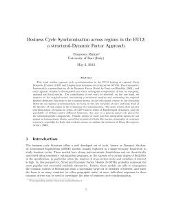Business Cycle Synchronization across regions in the EU12