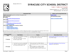 a copy - The Syracuse City School District
