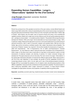 Lange`s &ldquo;Observations&rdquo; Updated for the 21st Century