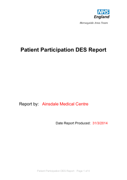 read our report - Ainsdale Medical Centre
