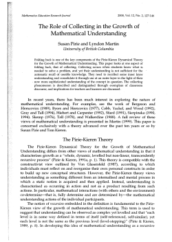 The Role of Collecting in the Growth of Mathematical