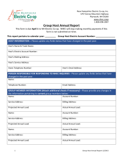 Group Host Annual Report