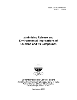 Minimising Release and Environmental Implications of Chlorine and