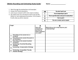 5McKie Rounding and Estimating Study Guide