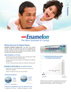 Enamelon Pedo Sheet - Premier Dental Products