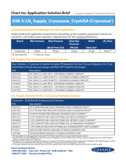 ASB-5: LN Supply_Cryosauna_CryoUSA (Cryosense&reg;)