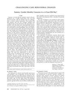 CHALLENGING CASE: BEHAVIORAL CHANGES