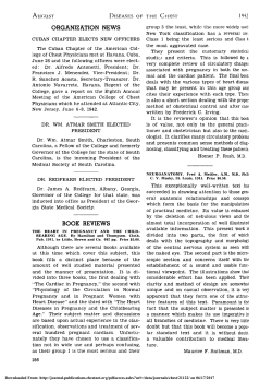 august diseases of the chest organization news