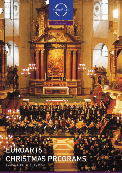 EUROARTS CHRISTMAS PROGRAMS