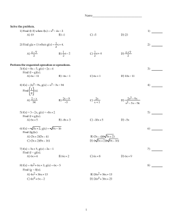 Unit 10 Extra Credit