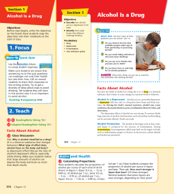 Alcohol Is a Drug