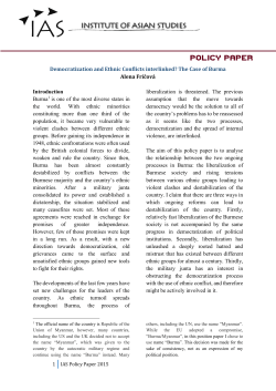 to read more - Institute of Asian Studies