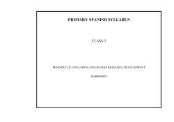 TABLE OF CONTENTS - Media Resource Department