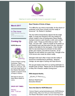 Coming Up - Circle Of Hope