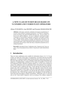 a newclass of fusion rules based on t-conorm and t