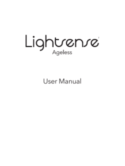 Lightsense User Manual