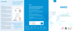 The Fully Managed Benchmark Data Service
