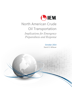 North American Crude Oil Transportation