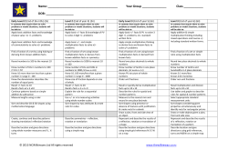 Early Level 2 to Late Level 3
