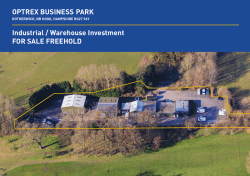 OPTREX BUSINESS PARK Industrial / Warehouse - BDT