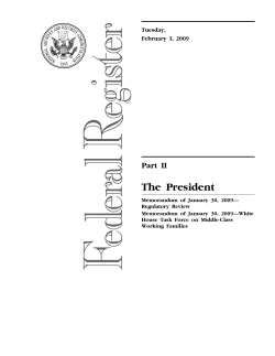 Obama Regulatory Review