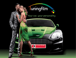 Car wrapping film brochure